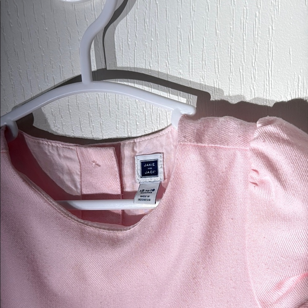 Pink Ruffled Kids Dress - Picture 3 of 5
